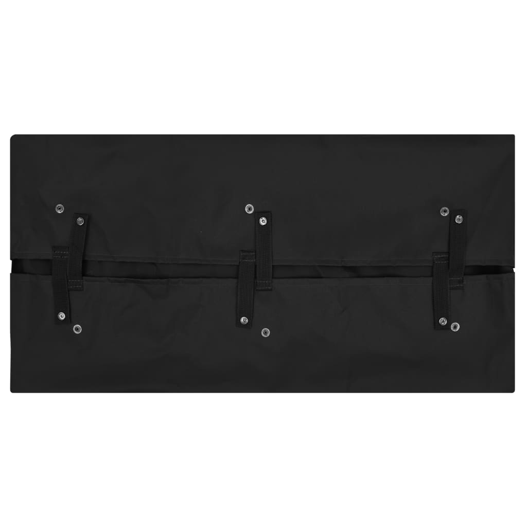 Garden Cart Liner Black 81x41x40 cm Fabric