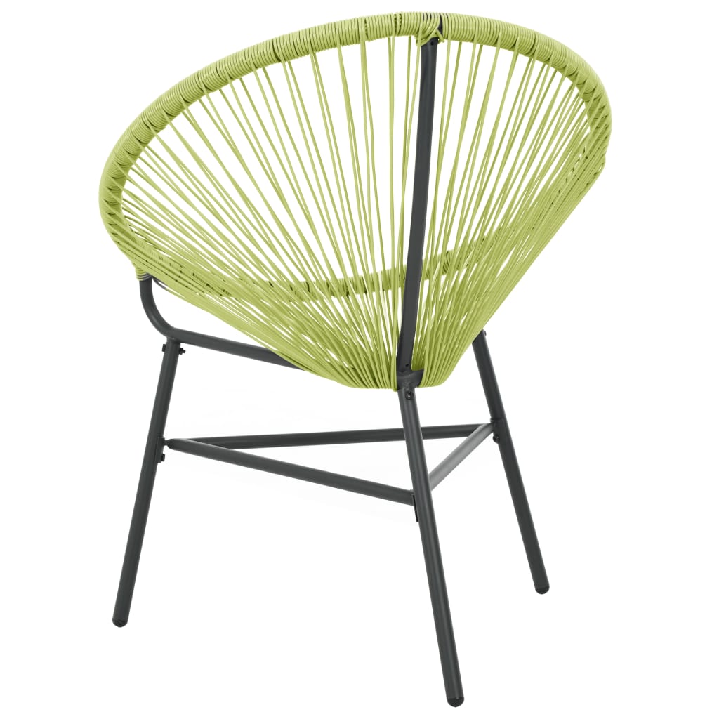 Garden Acapulco Chair Poly Rattan Green