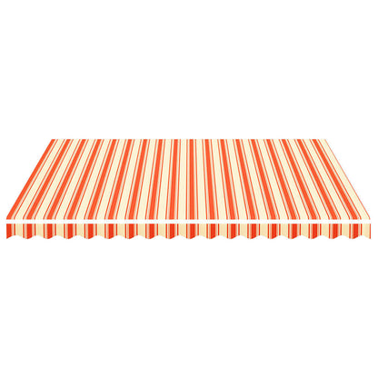 Replacement Fabric for Awning Yellow and Orange 4x3.5 m