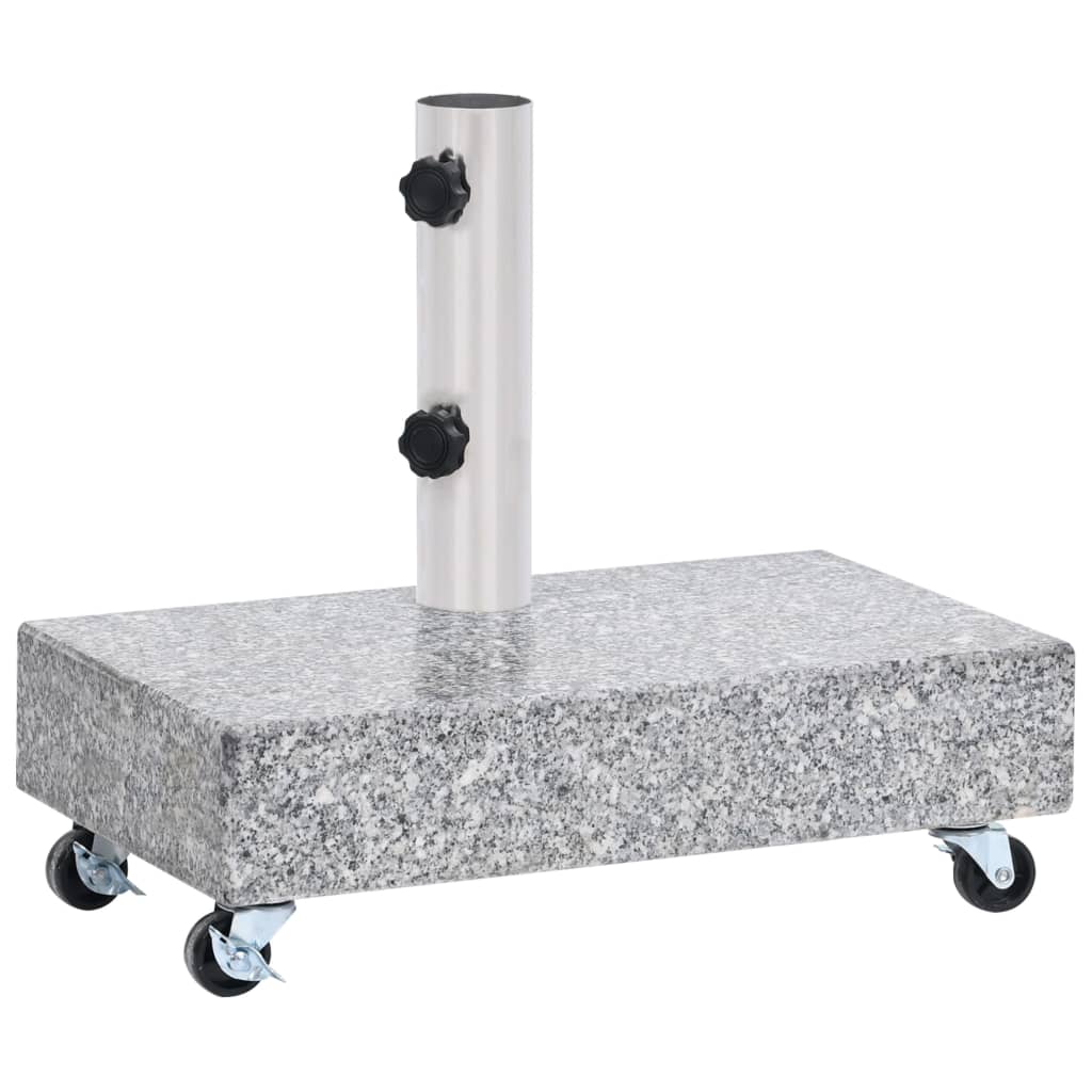 Umbrella Base Light Grey 45x25x8.3 cm Granite