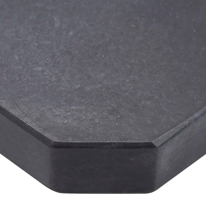 Umbrella Weight Plate Black Granite Square 25 kg