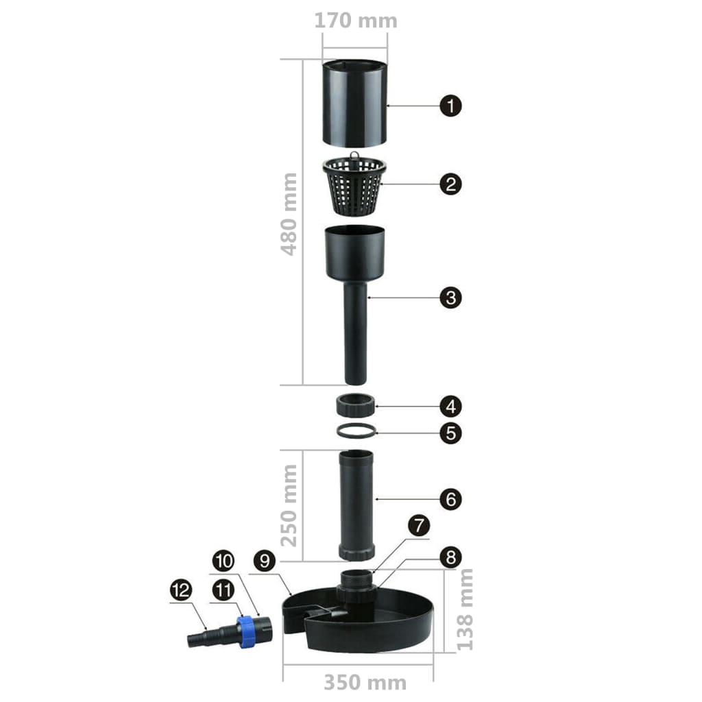 Standing Pond Water Surface Skimmer