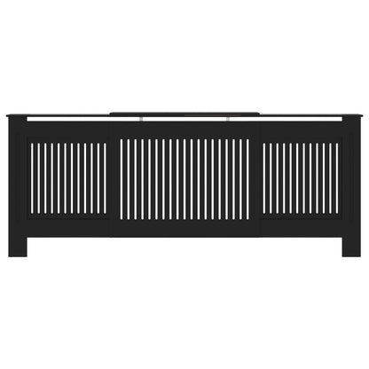 MDF Radiator Cover Black 205 cm