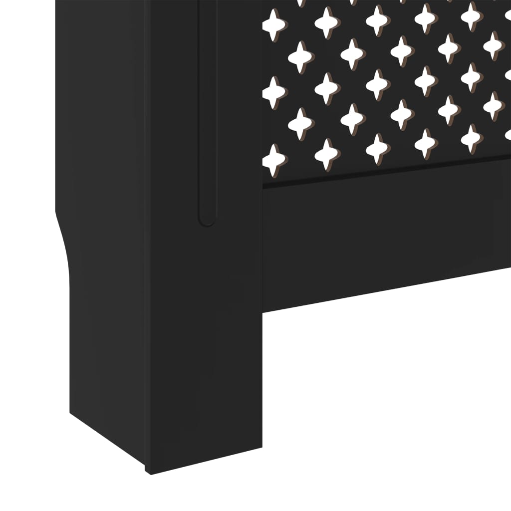 MDF Radiator Cover Black 78 cm