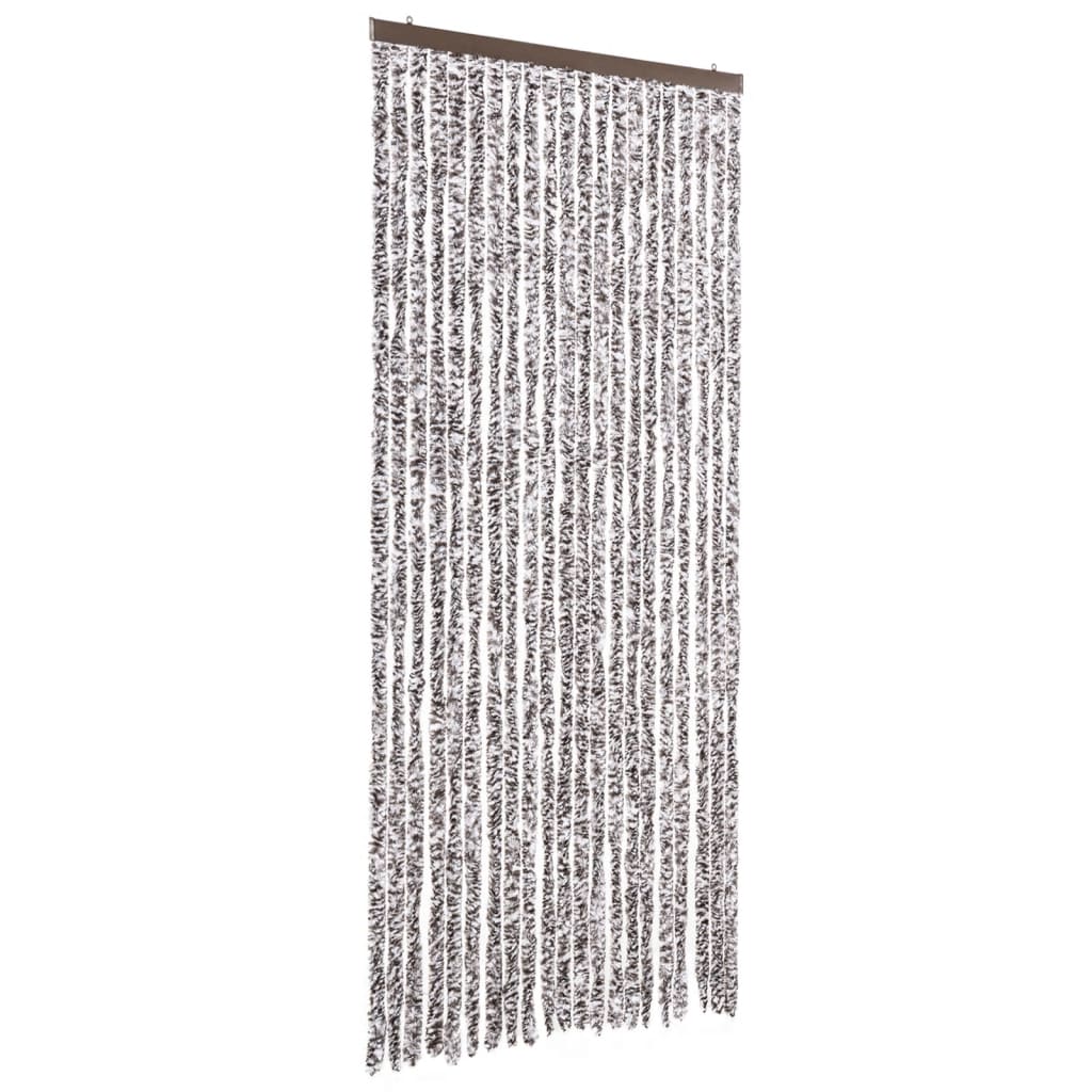 Insect Curtain Brown and Beige 90x200 cm Chenille