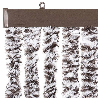 Insect Curtain Brown and Beige 90x200 cm Chenille