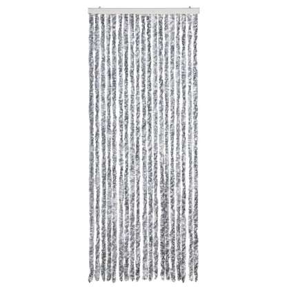 Insect Curtain White and Grey 56x200 cm Chenille