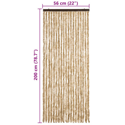 Insect Curtain Beige 56x200 cm Chenille