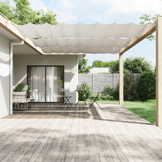 Vertical Awning White 200x420 cm Oxford Fabric