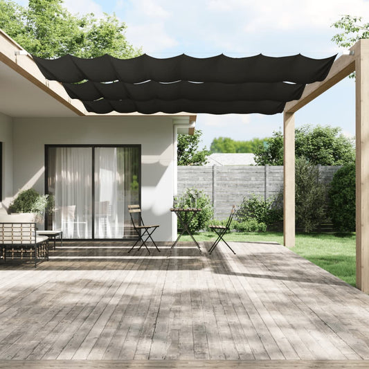 Vertical Awning Anthracite 140x360 cm Oxford Fabric