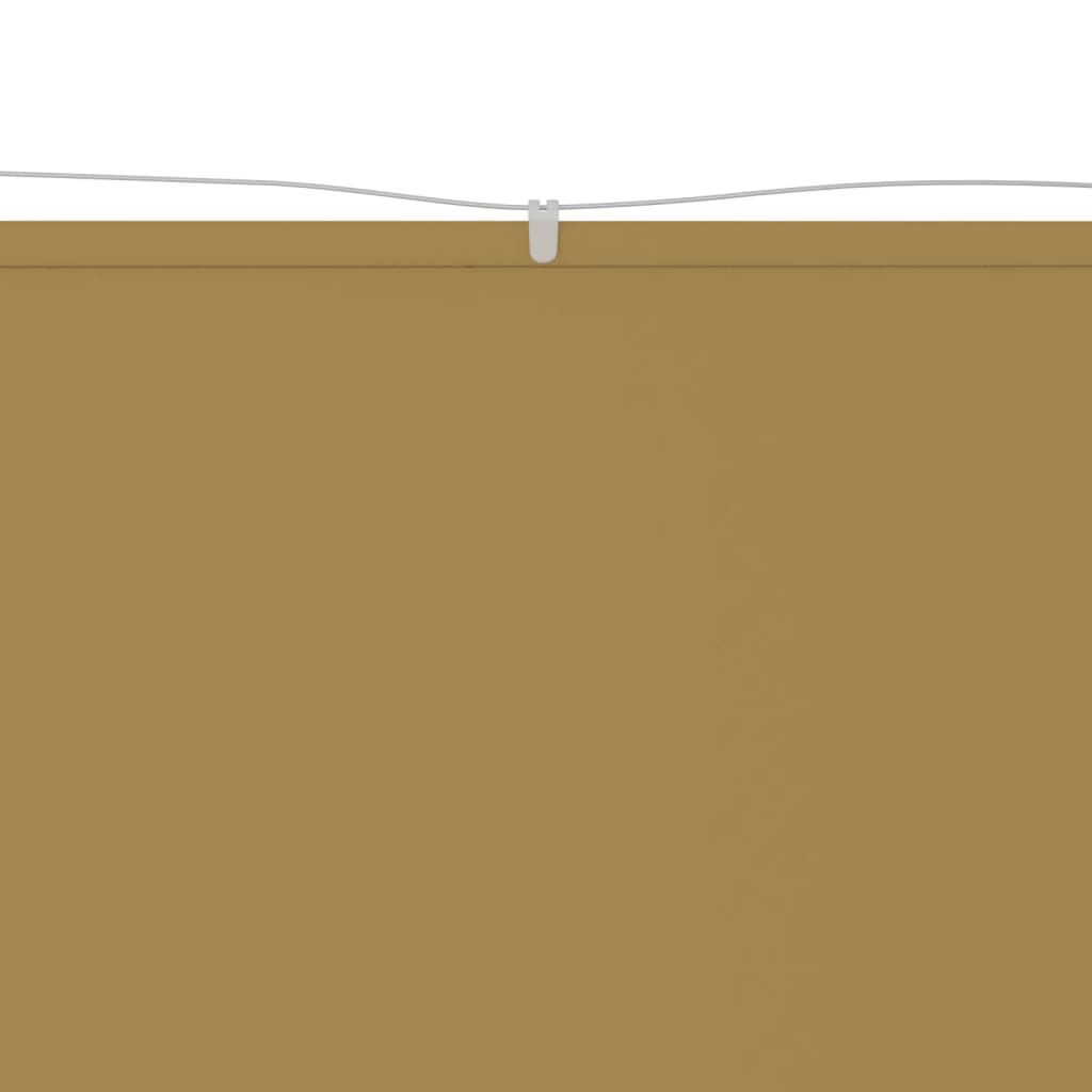 Vertical Awning Beige 60x420 cm Oxford Fabric