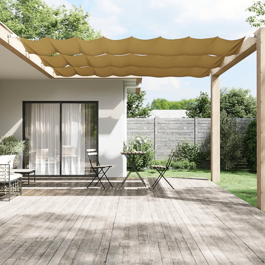 Vertical Awning Beige 60x600 cm Oxford Fabric