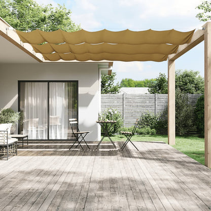 Vertical Awning Beige 60x800 cm Oxford Fabric