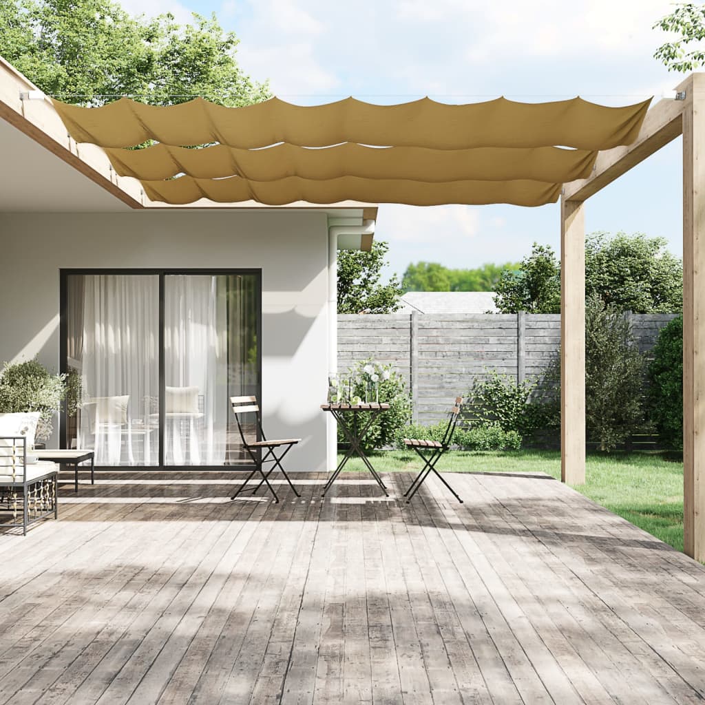 Vertical Awning Beige 60x1000 cm Oxford Fabric