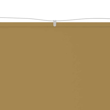 Vertical Awning Beige 100x1200 cm Oxford Fabric