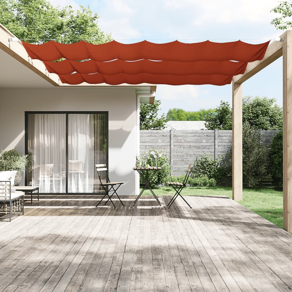 Vertical Awning Terracotta 60x420 cm Oxford Fabric