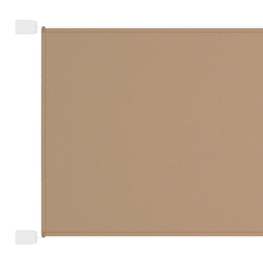 Vertical Awning Taupe 60x600 cm Oxford Fabric