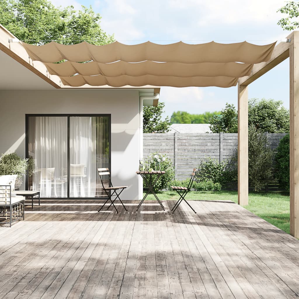 Vertical Awning Taupe 60x600 cm Oxford Fabric