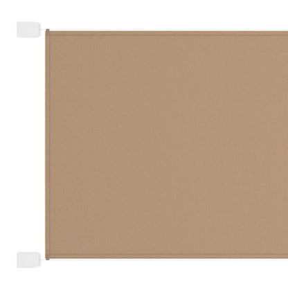 Vertical Awning Taupe 100x1000 cm Oxford Fabric