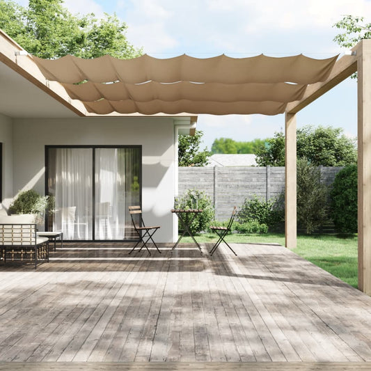 Vertical Awning Taupe 180x600 cm Oxford Fabric