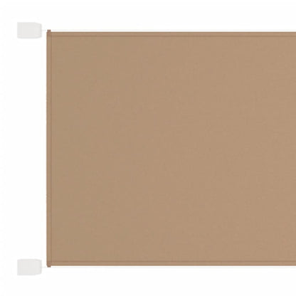 Vertical Awning Taupe 200x360 cm Oxford Fabric