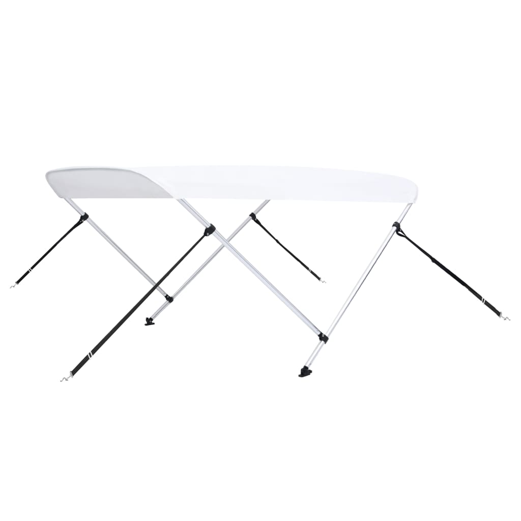 2 Bow Bimini Top White 150x120x110 cm