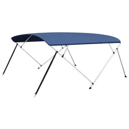 4 Bow Bimini Top Navy Blue 243x(230-244)x137 cm