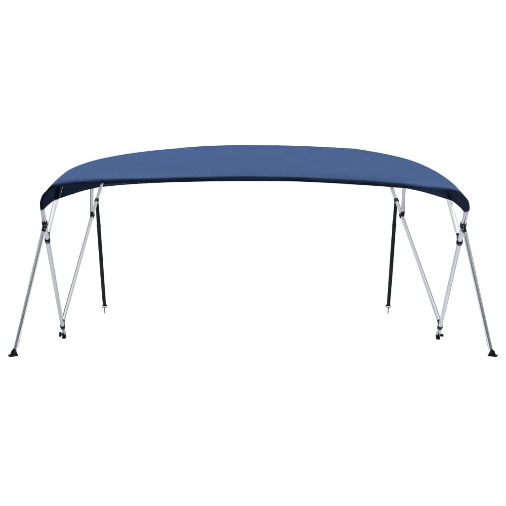 4 Bow Bimini Top Navy Blue 243x(230-244)x137 cm