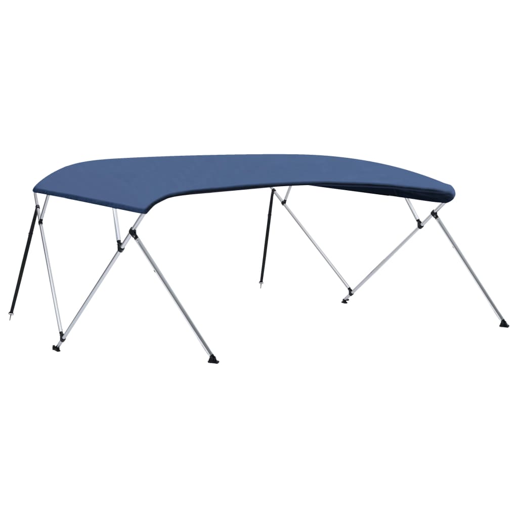 4 Bow Bimini Top Navy Blue 243x(230-244)x137 cm