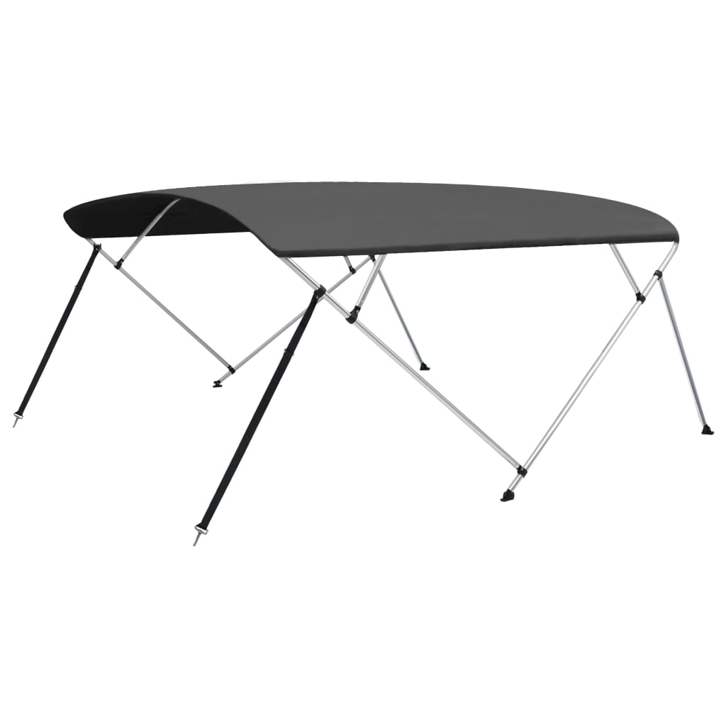 4 Bow Bimini Top Anthracite 243x(230-244)x137 cm