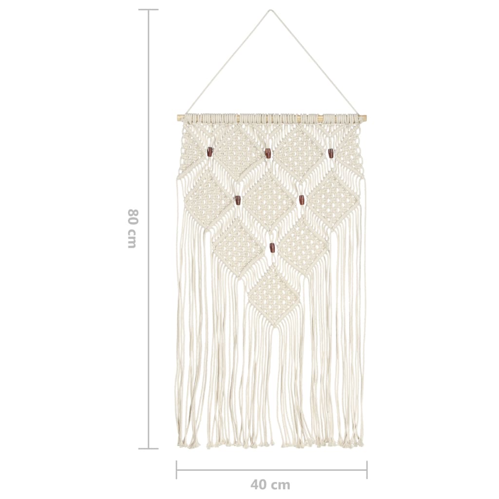 Macrame Wall Hanger 40x80 cm Cotton