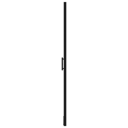 Shower Door Tempered Glass 81x195 cm Black