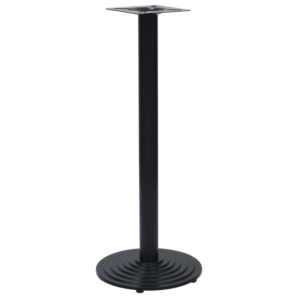 Bistro Table Leg Black Ø43x107 cm Cast Iron