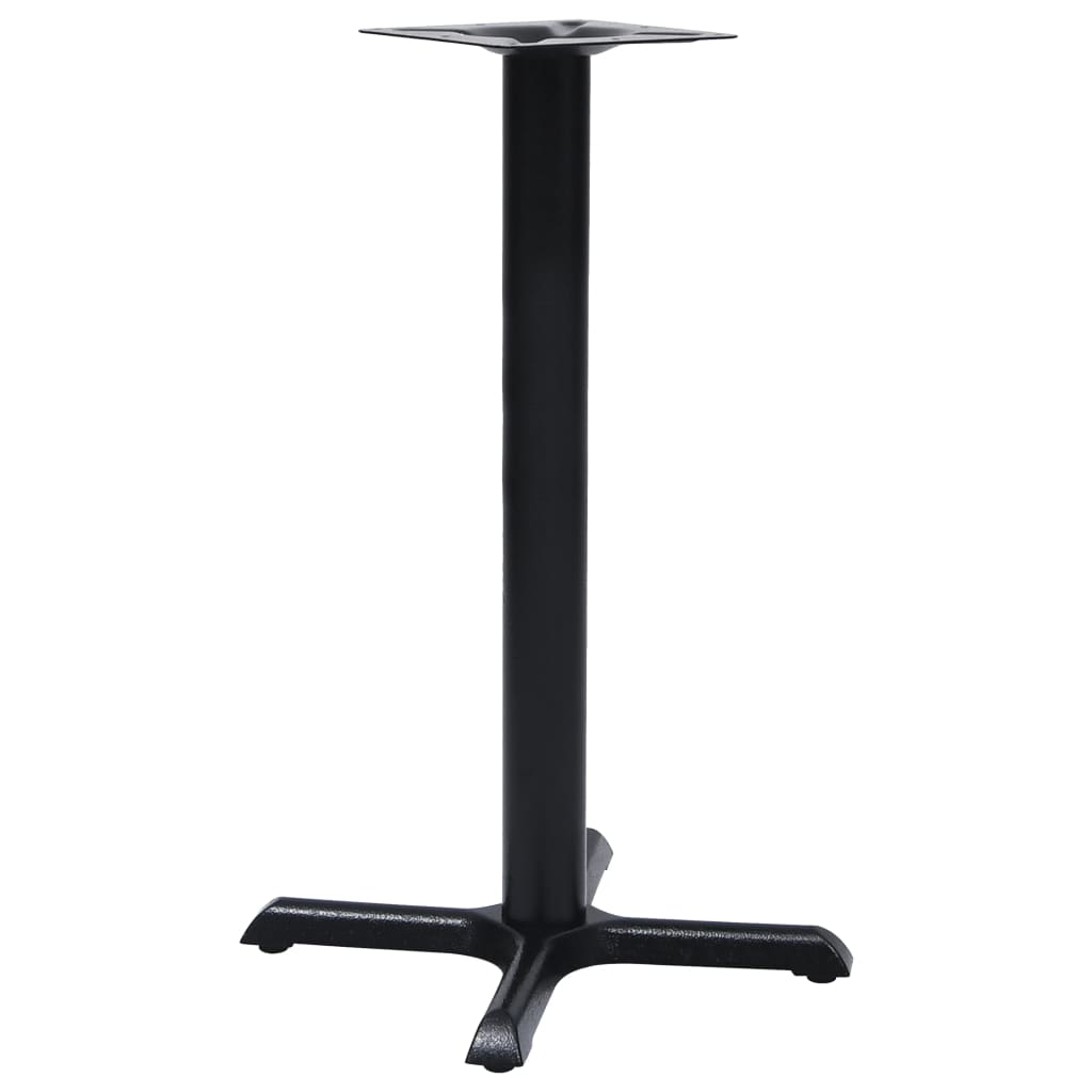 Bistro Table Leg Black 56x56x72 cm Cast Iron