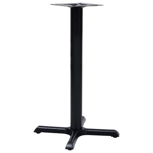 Bistro Table Leg Black 56x56x72 cm Cast Iron