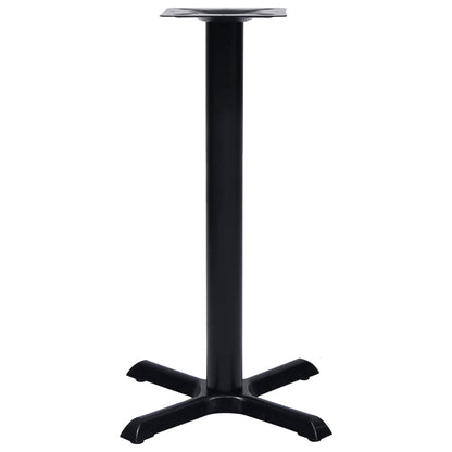 Bistro Table Leg Black 56x56x72 cm Cast Iron