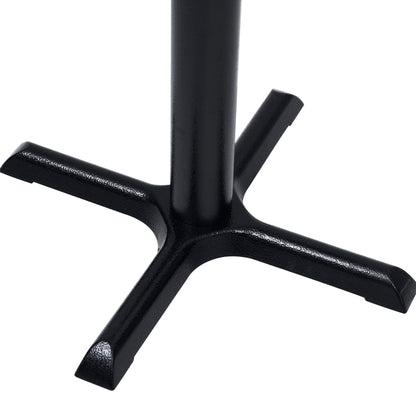 Bistro Table Leg Black 56x56x72 cm Cast Iron