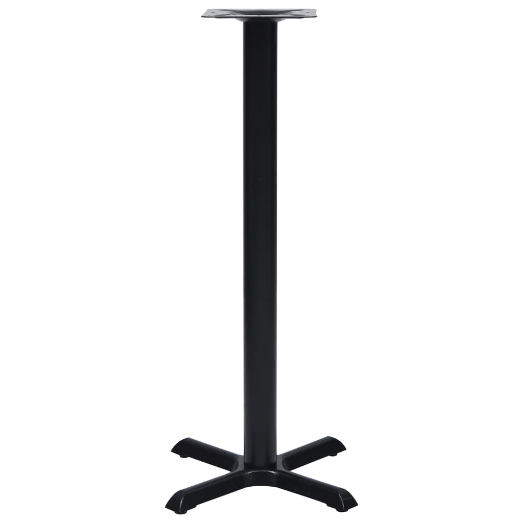 Bistro Table Leg Black 56x56x107 cm Cast Iron