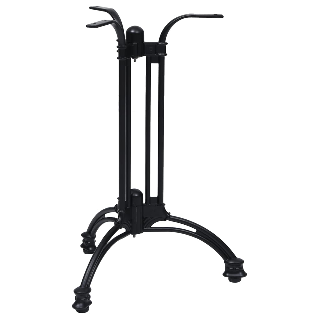 Bistro Table Leg Black Ø60x72 cm Cast Aluminium