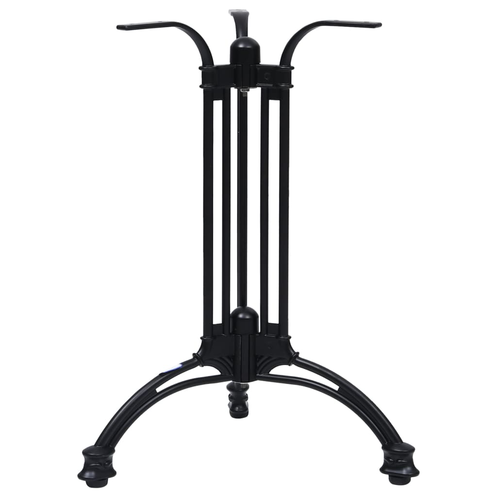 Bistro Table Leg Black Ø60x72 cm Cast Aluminium