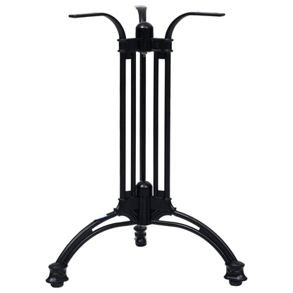 Bistro Table Leg Black Ø60x72 cm Cast Aluminium