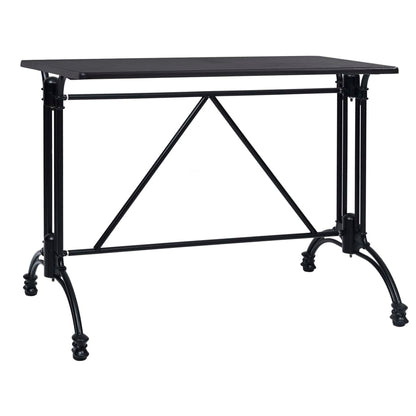 Bistro Table Leg Black 93x60x72 cm Cast Aluminium