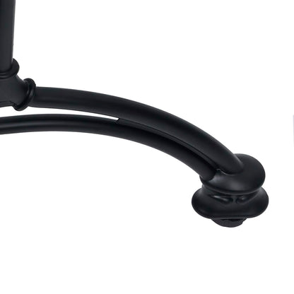 Bistro Table Leg Black 93x60x72 cm Cast Aluminium