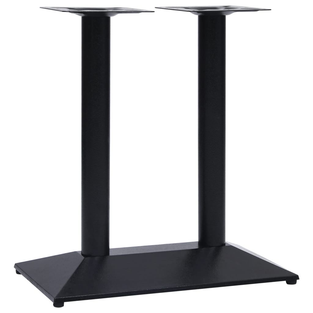 Bistro Table Leg Black 70x40x72 cm Cast Iron