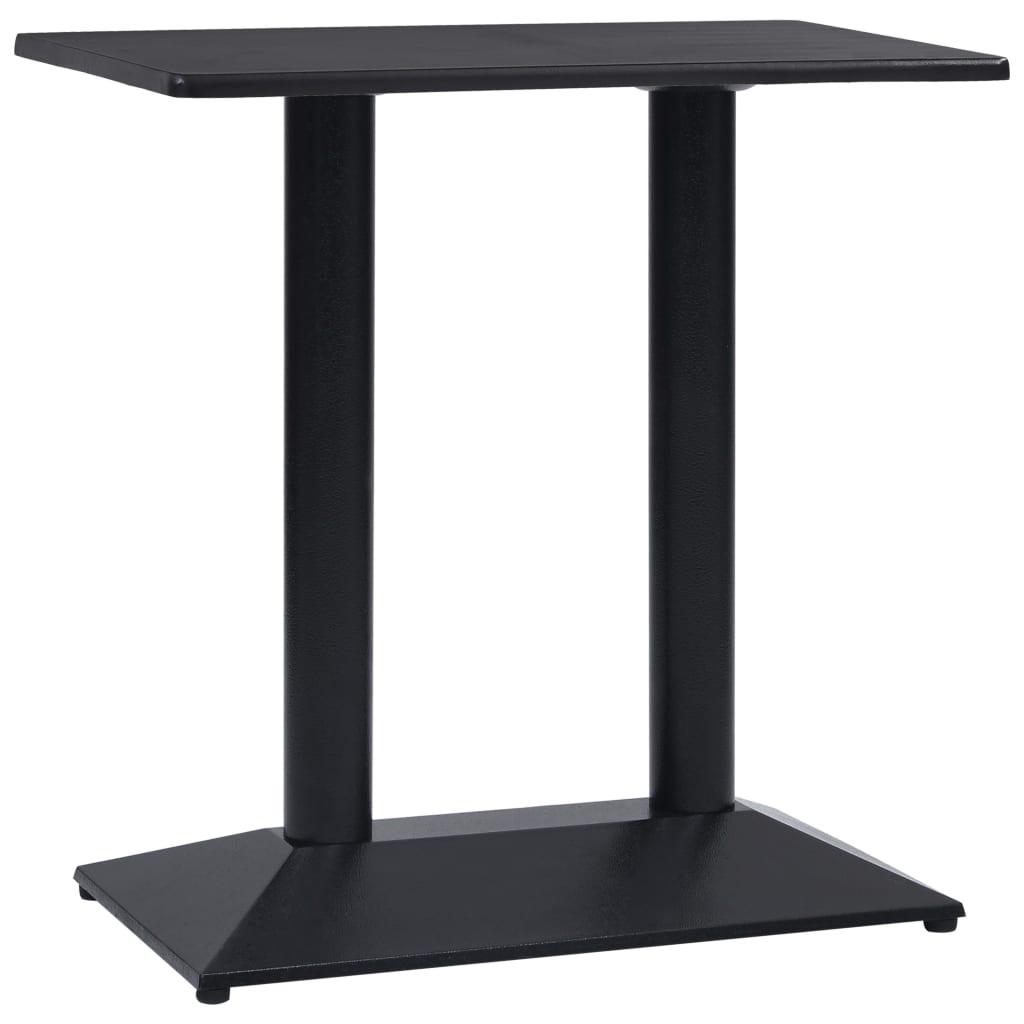 Bistro Table Leg Black 70x40x72 cm Cast Iron