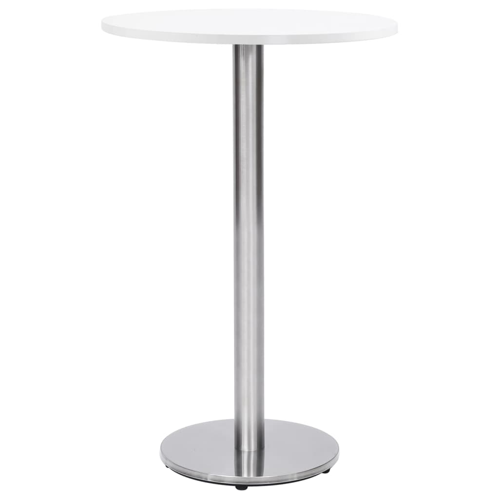 Bistro Table Leg Silver Ø45x107 cm Stainless Steel