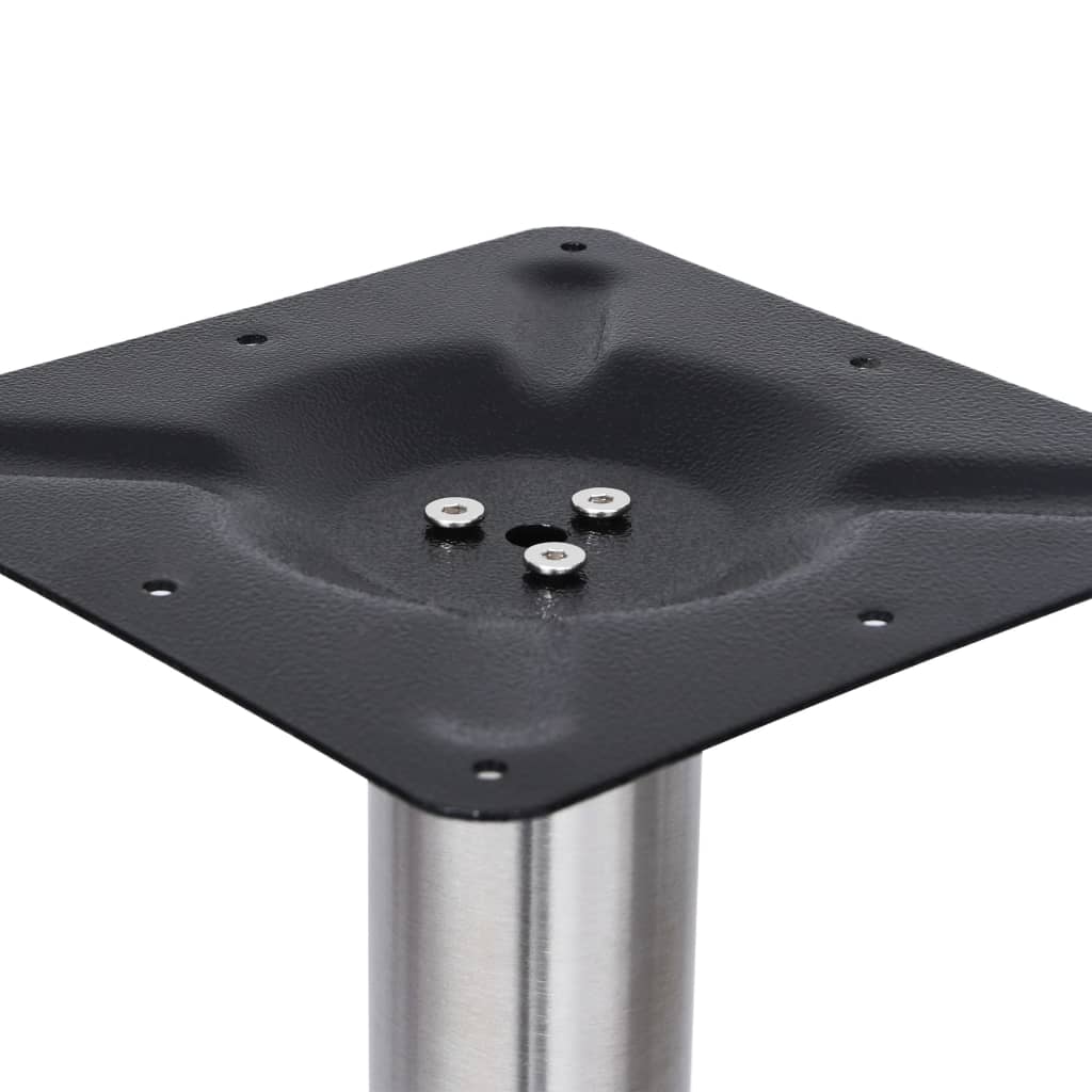 Bistro Table Leg Silver Ø45x107 cm Stainless Steel