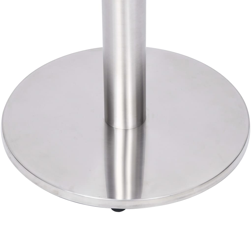 Bistro Table Leg Silver Ø45x107 cm Stainless Steel