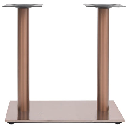 Bistro Table Leg Brass 70x40x72 cm Stainless Steel