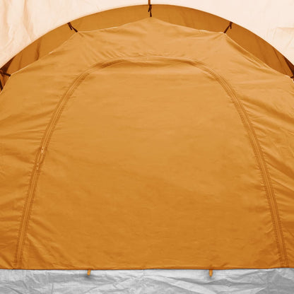 Camping Tent 6 Persons Grey and Orange